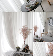 Load image into Gallery viewer, White Tulle Chiffon Curtain