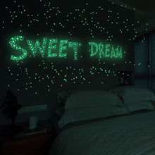 Load image into Gallery viewer, 3D Bubble Luminous Stars Dots Wall Sticker