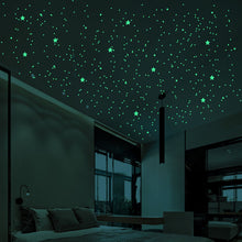 Load image into Gallery viewer, 3D Bubble Luminous Stars Dots Wall Sticker