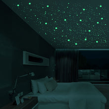 Load image into Gallery viewer, 3D Bubble Luminous Stars Dots Wall Sticker