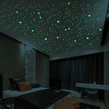 Load image into Gallery viewer, 3D Bubble Luminous Stars Dots Wall Sticker