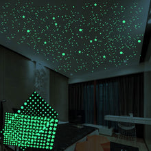 Load image into Gallery viewer, 3D Bubble Luminous Stars Dots Wall Sticker
