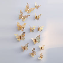 Load image into Gallery viewer, 3D Butterfly Wall Decoration Sticker