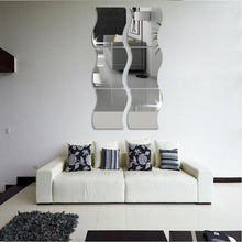 Load image into Gallery viewer, Living Room 3D Mirror Wall Sticker