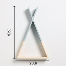 Load image into Gallery viewer, Triangle Wooden Shelf