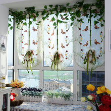 Load image into Gallery viewer, Butterfly Tulle Roman Shades Window Curtain