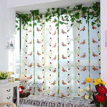 Load image into Gallery viewer, Butterfly Tulle Roman Shades Window Curtain
