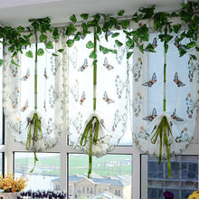 Load image into Gallery viewer, Butterfly Tulle Roman Shades Window Curtain