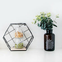 Load image into Gallery viewer, Hexagon Grid Wall Decoration Shelf
