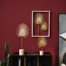 Load image into Gallery viewer, Luxury Golden Banana Leaf Ornaments

