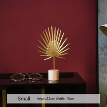 Load image into Gallery viewer, Luxury Golden Banana Leaf Ornaments
