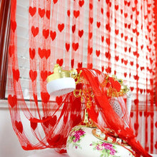 Load image into Gallery viewer, Romantic Heart Design Curtain
