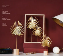 Load image into Gallery viewer, Luxury Golden Banana Leaf Ornaments
