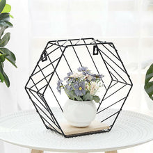 Load image into Gallery viewer, Hexagon Grid Wall Decoration Shelf
