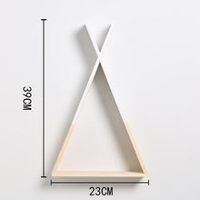 Load image into Gallery viewer, Triangle Wooden Shelf
