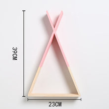 Load image into Gallery viewer, Triangle Wooden Shelf
