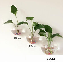 Load image into Gallery viewer, Hanging Glass Flower Vase
