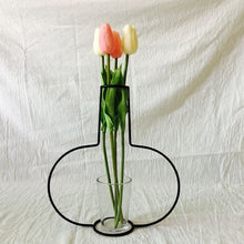 Load image into Gallery viewer, Hanging Glass Flower Vase
