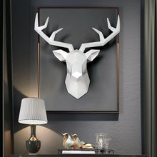 Load image into Gallery viewer, 3D Deer Head Sculpture Statue
