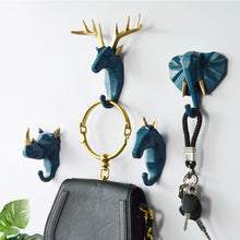Load image into Gallery viewer, Room Decor Animal Head Resin Hanger
