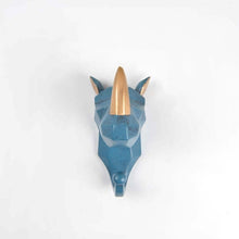 Load image into Gallery viewer, Room Decor Animal Head Resin Hanger
