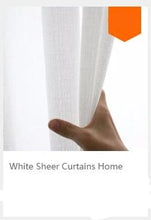 Load image into Gallery viewer, White Tulle Chiffon Curtain
